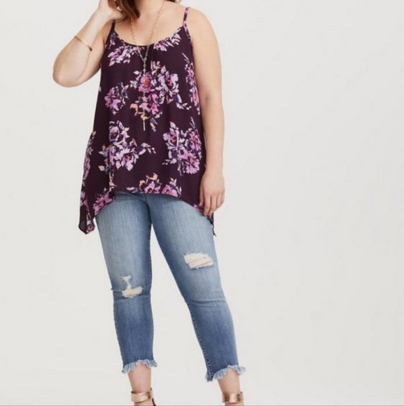 TORRID Georgette Hem Swing Cami 2XL - Picture 2 of 9